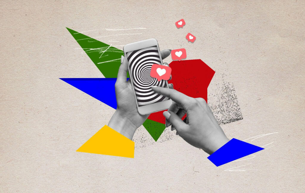 Illustration of social media likes on a phone | Why is mobile advertising important?