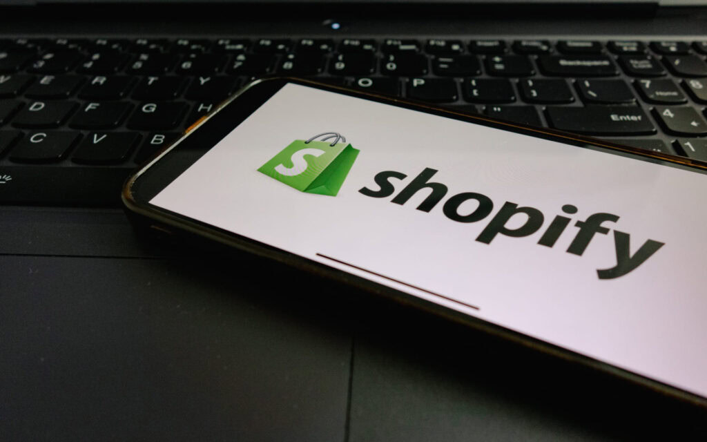 Shopify phone on keyboard | Shopify’s North Star metric