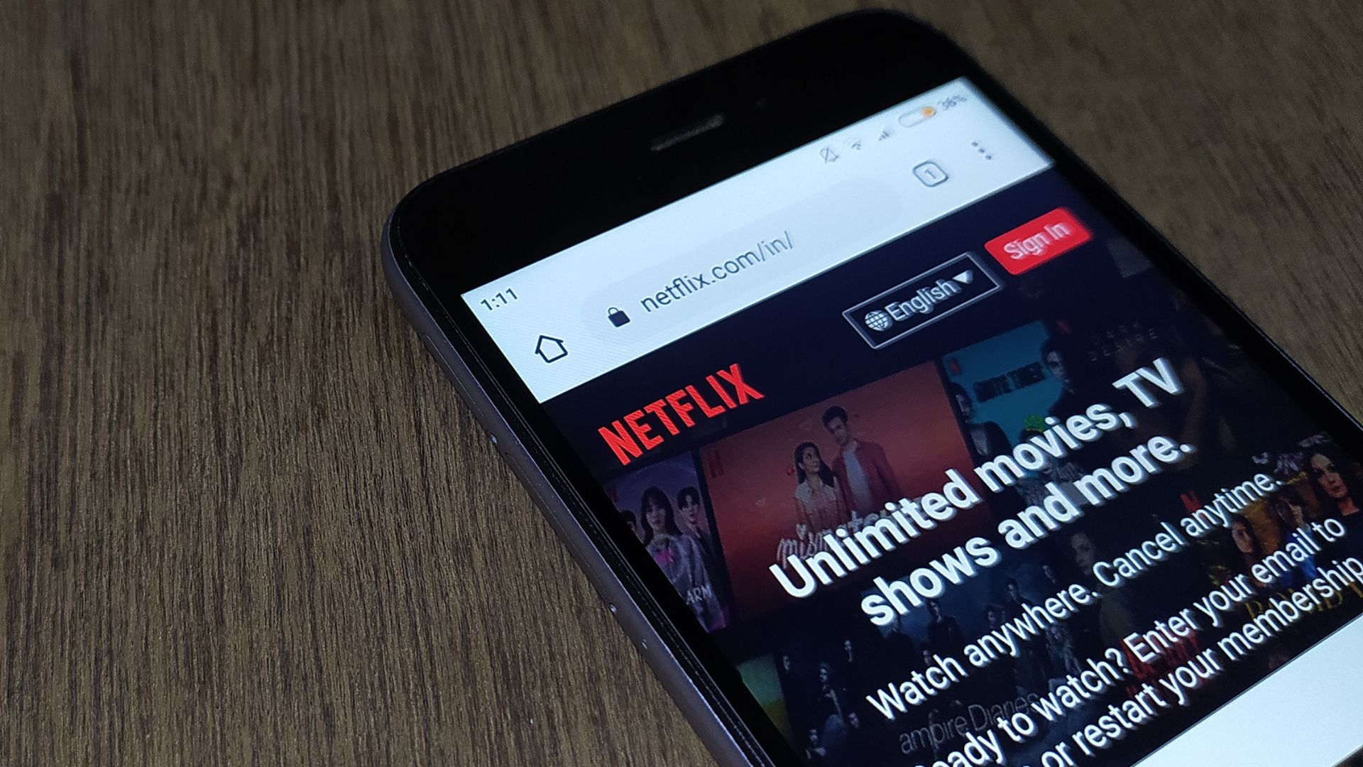 Close up of smartphone displaying Netflix login page | User Activation for Streaming Companies